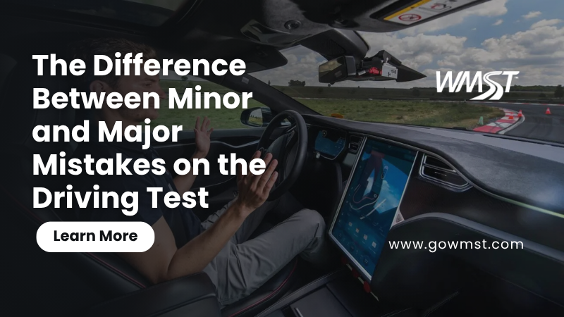 The Difference Between Minor and Major Mistakes on the Driving Test